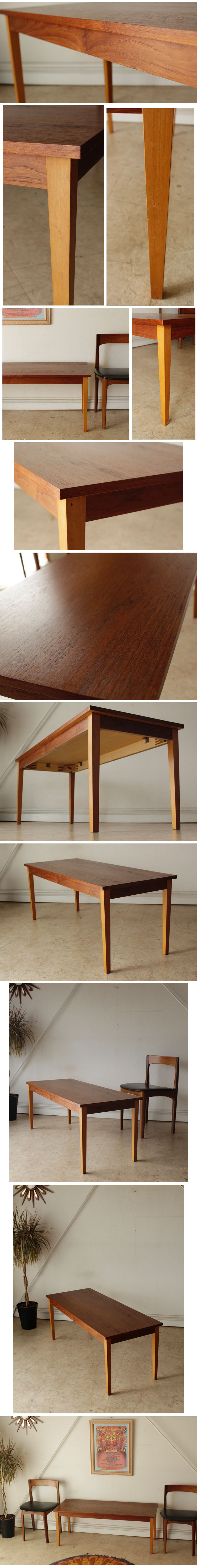 コーヒーテーブル・センターテーブル・チーク・ミッドセンチュリー・イギリス・ビンテージ・アンティーク・北欧