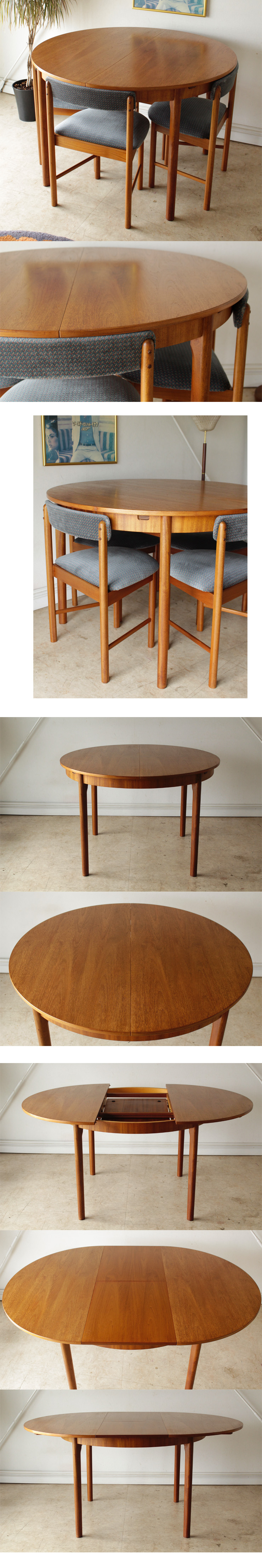 マッキントッシュ・ダイニングテーブル・ダイニングチェア・ダイニングセット・イギリス製・ビンテージ家具・アンティーク・