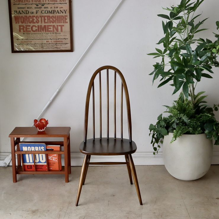 アーコール（ERCOL）クエーカーチェア【ブラウン】 商品番号