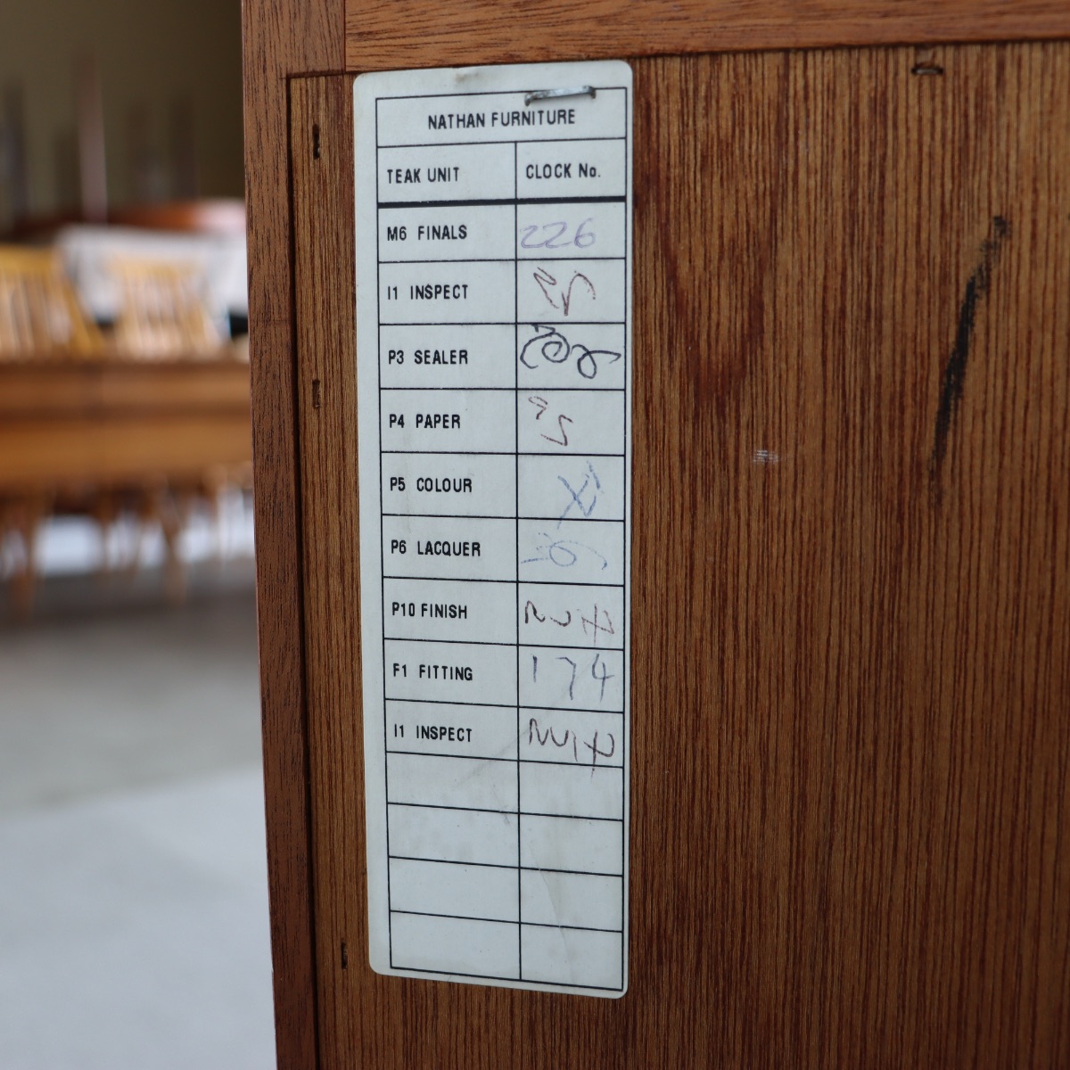 ネイサンNATHANキャビネット。チーク材の美しい質感が魅力のヴィンテージ。空間を引き締める存在感。