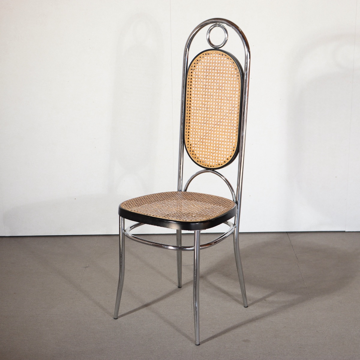 トーネットThonet NO. 17 クロム ハイバックチェア 送料込 2脚目以降割引有