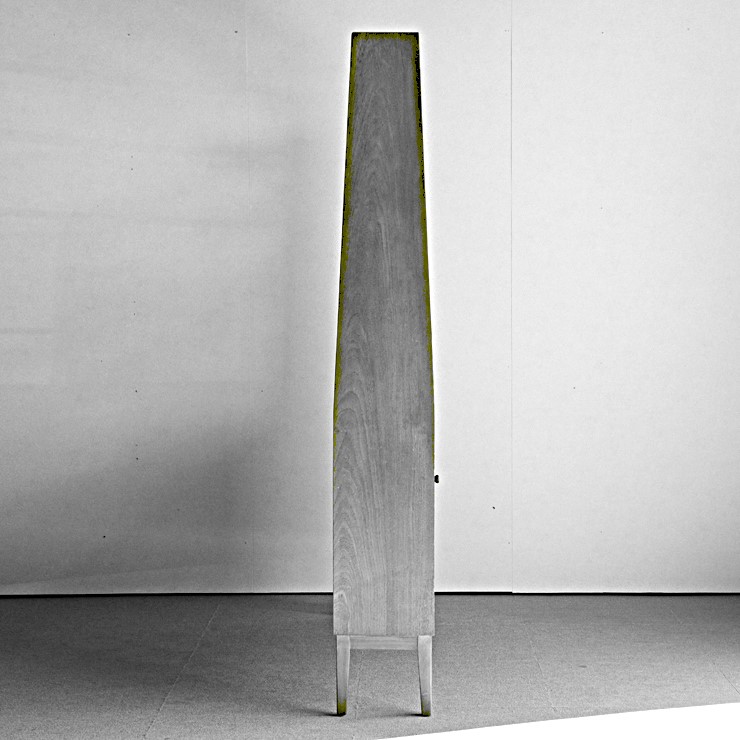 英国ヴィンテージのルームディバイダー　白黒写真