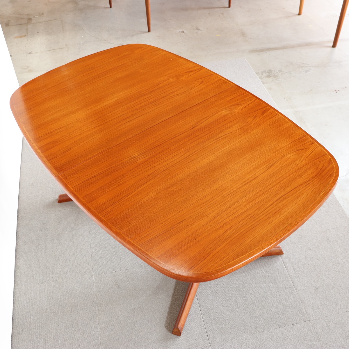 送料込み】【最後の晩餐できます】 デンマーク製チーク材のダイニング