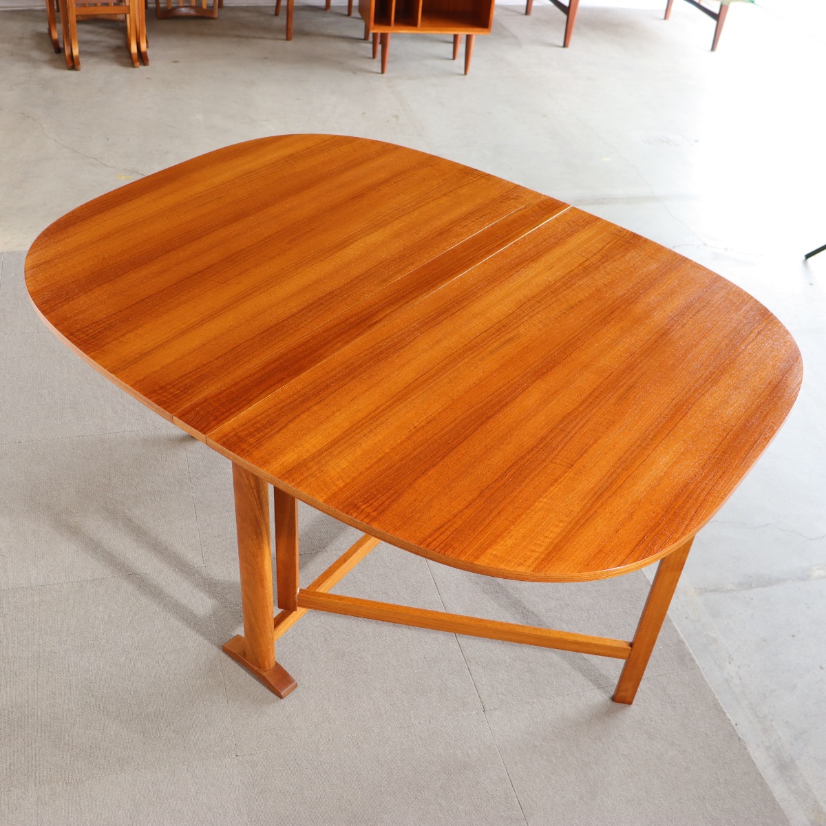 送料込】英国ヴィンテージドロップリーフダイイングテーブル
