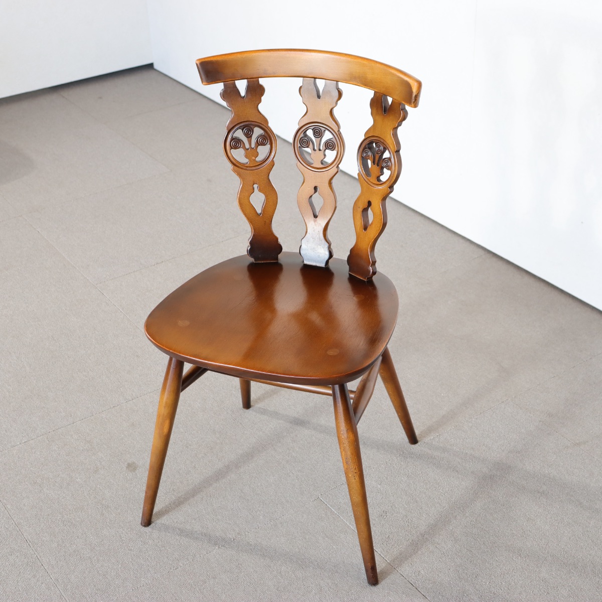 アーコールERCOLのヴィンテージダイニングチェア